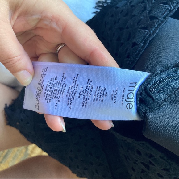 Maje fringe mini skirt - Picture 3 of 4